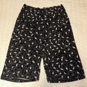 Arie cheetah biker shorts